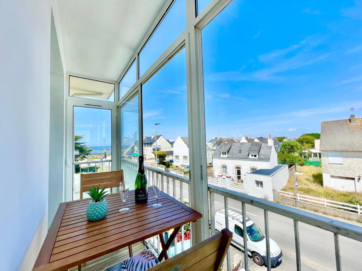 Le Phare Ouest - 80 M De La Mer - Vue Ocean Sur Le Balcon - Entierement Renove - Internet Haut Debit - Nouveau Ploemeur Exterior photo
